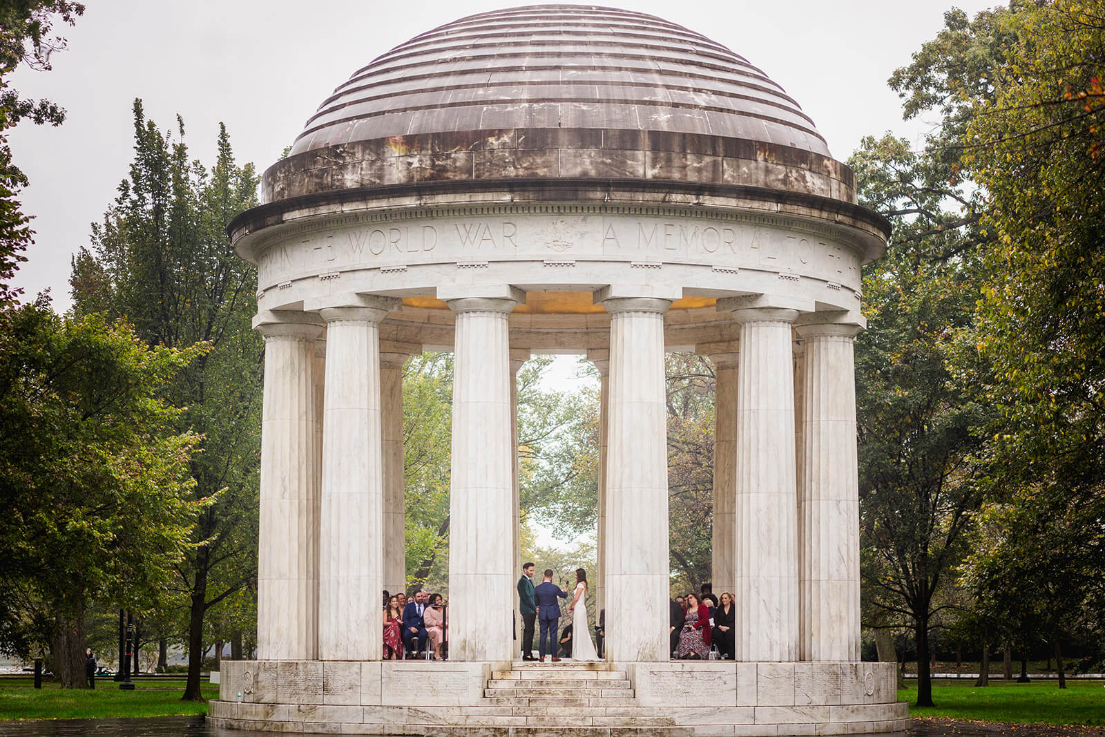 DC War Memorial Wedding