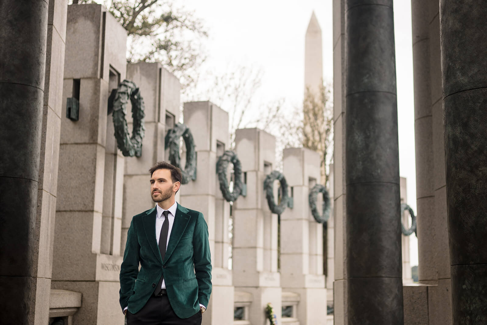 DC War Memorial Wedding