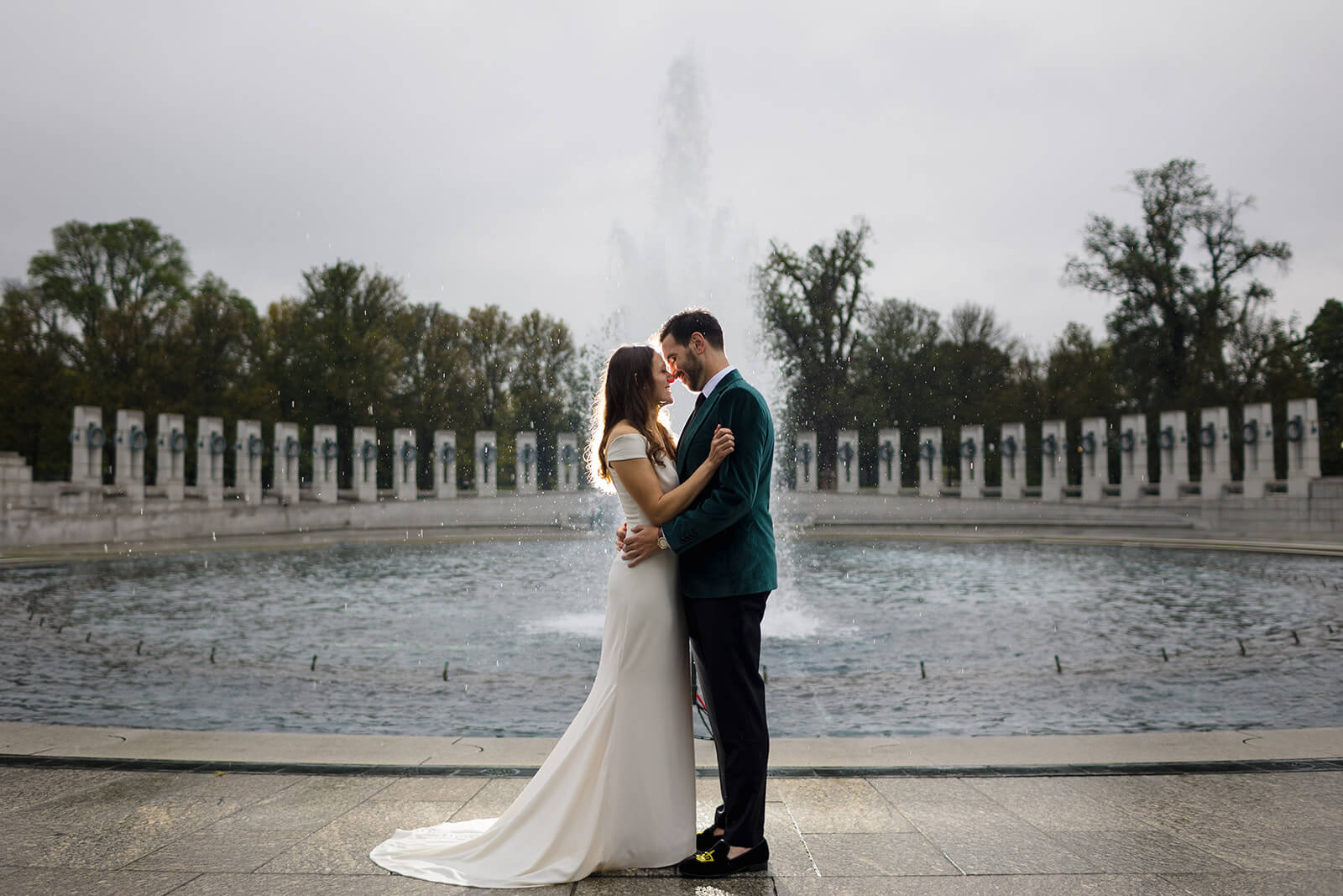 DC War Memorial Wedding