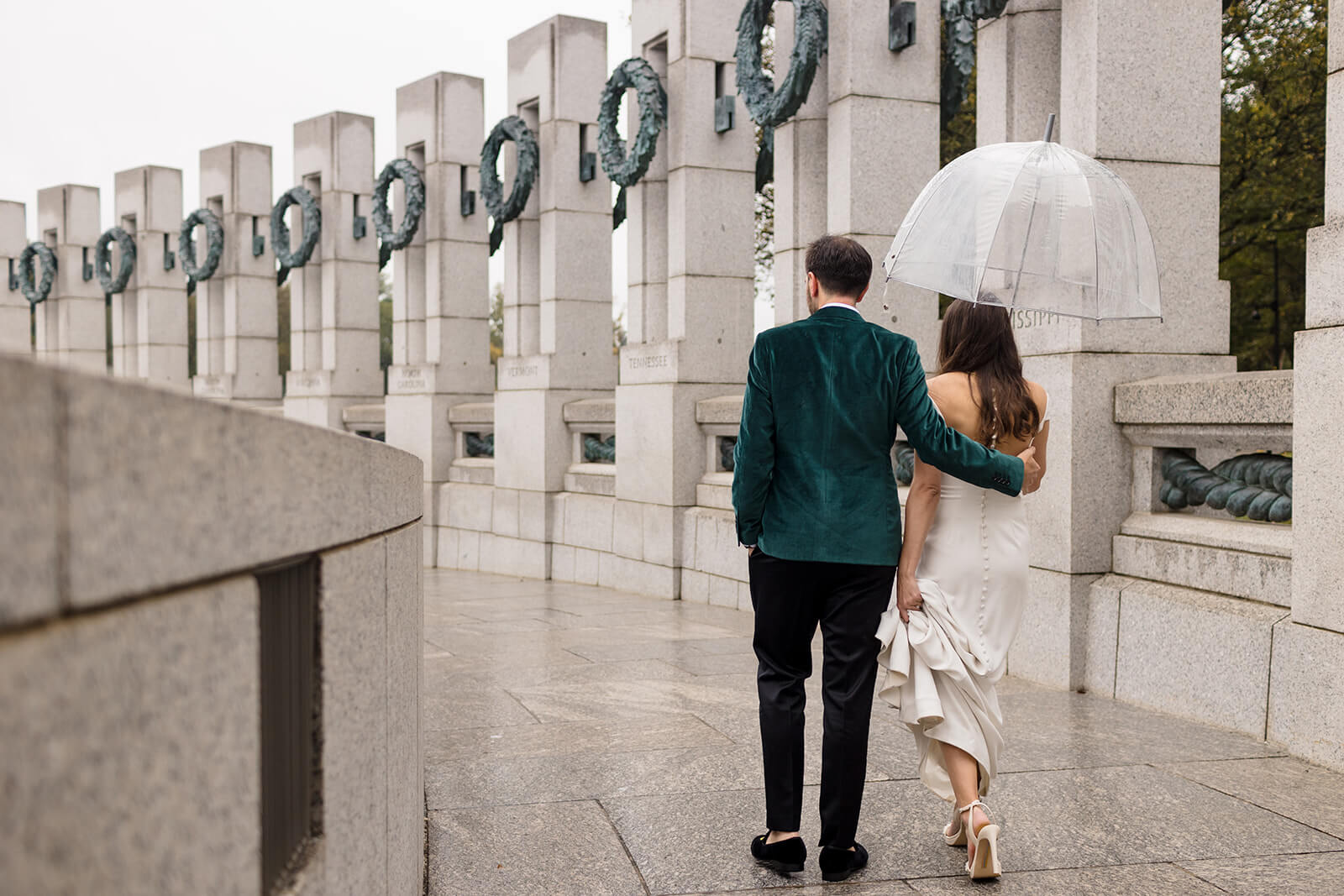 DC War Memorial Wedding