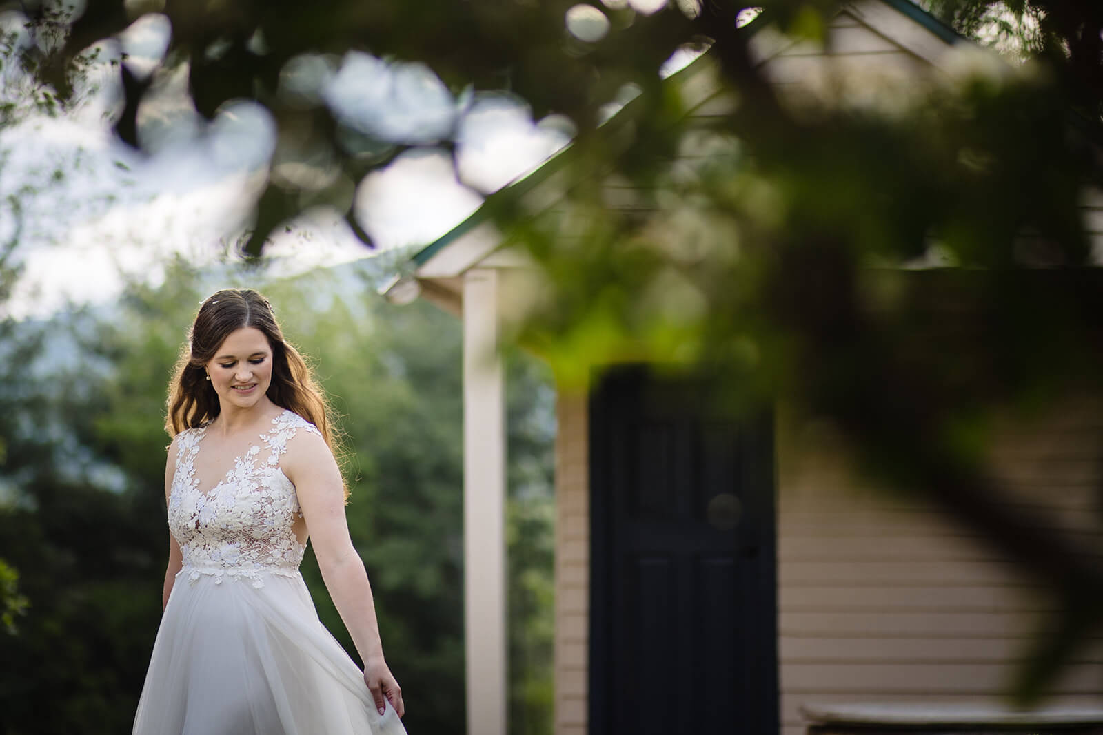 Mount Vernon Farm Wedding bride