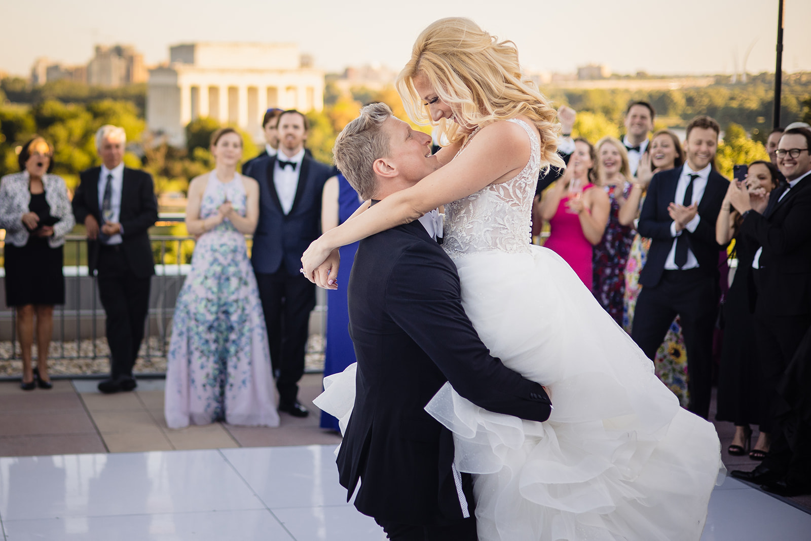 Potomac View Terrace Wedding reception