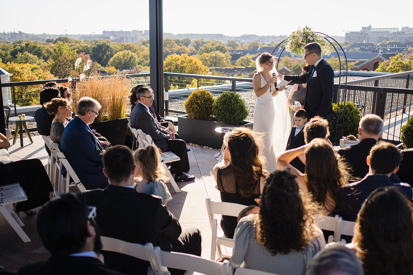 ALX Rooftop Wedding ceremony